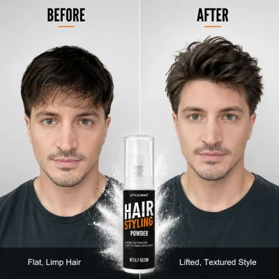 Popular Hair Root Lifting Styling Powder Matte Finish Flexible Hold Absorb Scalp Oil Create Fluffy Hairstyle Men Texturizing