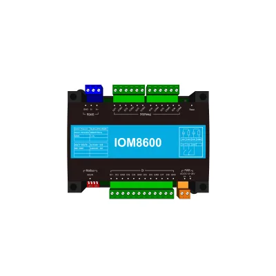 Sunfull IOM8600 8DI 6DO Modbus IO Module RS485 Remote Terminal Unit for HVAC and Building Management System (BMS)