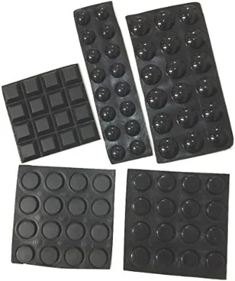 Hot Selling Small Transparent Soft Self-Adhesive Rubber Protectors Furniture Bumpers for Glass Cabinet Door Top Seller Rubber