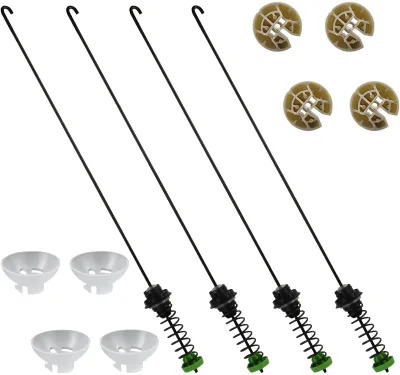 Electric Washer Suspension Rod Kit (High-quality Spring Steel) Model W11130362 Pack 4 Household Commercial Use Compatible Parts