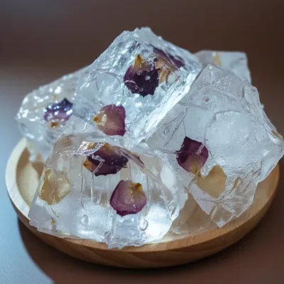 Premium Square Crystal Clear Gel Wax for DIY Candle Making-High Transparency & Smokeless
