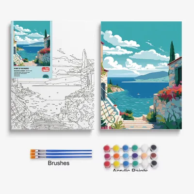 Paint by Numbers Kit for Adults Beginner Cabin Adult Paint by Number Kits on Canvas for Beginners for Gift Home Wall Decor