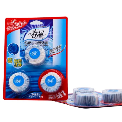 Dual Color Toilet Cleaner Deodorant Block 50g