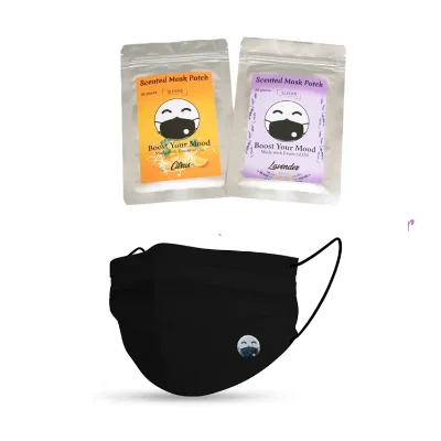 Factory OEM Waterproof Essential Oil Mask Aroma Sticker Scented Patch Labels for Fresh Face