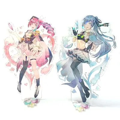 New Design Custom clear Acrylic Standee  with Anime Figure Character Stand