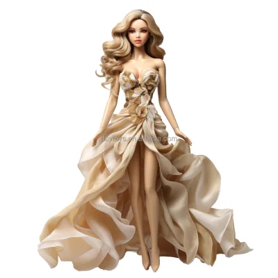 Fashion Dolls Kids Cute Doll Soft Plastic Baby Dolls Girl Toy for Kids for House Toy