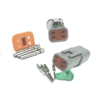 DT04-4P and DT06-4S  Deutsch DT Series Kit  4 Way Automotive Connector