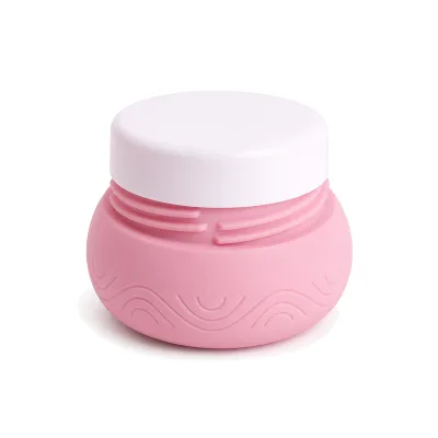 30ml Non Toxic Silicone Travel Jar Portable Cream Container for Face Cream Body Lotion Makeup Remover with Custom Logo for Daily