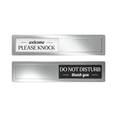 Do Not Disturb Sign, Premium Please Knock Welcome Signs, Do Not Disturb Door Hanger Sign Alternative