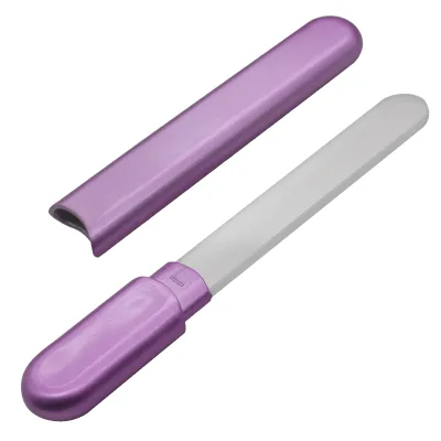 Factory Wholesale Professional Manicure Nail Care Tool Portable Glass Fingernail File for Natural Nail Crystal Glass Nail File