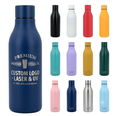 Superior Thermal Efficiency Travel Insulated Beverage Water Bottle, With Heavy-Duty Leakproof Lid Seal to Prevent Any Spillages