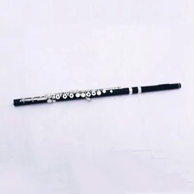 Best Handmade OEM Woodwind Straight French Keys C Tone E Mechanism Flu-it Black Wooden Flauto Grenadilla Flauta Ebony Flute