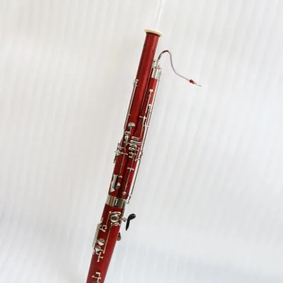 FBN-280S C Key Maple Kids Bassoon Silver Plated Whisperkey German System Wind Instrument for 7-11 Years Old