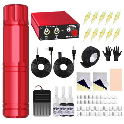 Tattoo Kits CTG002 Multi-Purpose Tattoo Guns Supply Kit with Dispenser and Trays for Studio Organization