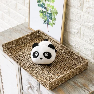 Decorative Eco-friendly Handmade Woven Natural Seagrass Flexible Design Custom Size Available Desert Storage Laundry Basket