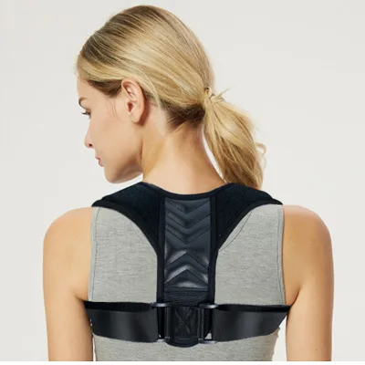 Adjustable Mujer Corrector De Postura Para La Espalda Back Support Neoprene Posture Corrector Breathable
