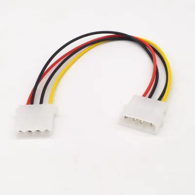 D3819 30CM 0.3M length Male to Female 4 pin LP4 Molex Power Extension Cable