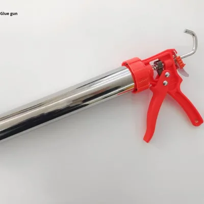 Manufacturer Stainless Steel Structural Glue Gun PP Handle Soft Glue Gun Sausage Glue Gun Non-Glass