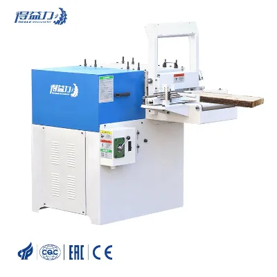 China Directly Supply Horizontal Wood Sawmilling Machine Disc Circular Saw Multi Blade High-Accuracy Motor 27+27KW Logs to Plank