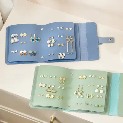 Hot Selling Jewelry Storage Bag Wholesale Earrings Pendant Jewelry Organizer Boxes Custom Logo Colors Jewelry Storage Gift Box