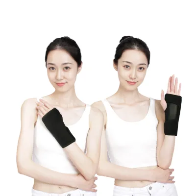 Adult Sports Wrist Guard Custom Logo Wrist Wrap Steel Plate Polyester Hand Fixed Protective Gear for Left Right Hand