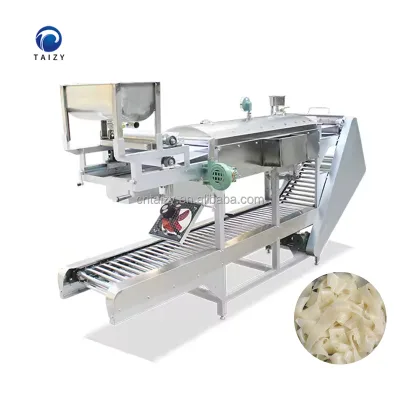 Automatic Stainless Steel Ho Fun Maker Steamed Rice Roll Liangpi Flat Rice Noodle Making Machine