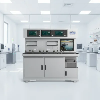 Yuanhuatc YH630A Bench Type Multi-Task 4-in-1 Fully Automatic Integrated Pressure Calibration System HART/Profibus USB/WiFi Lab
