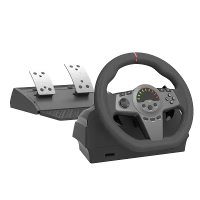 HONSON Gaming 270 DE Racing Steering Wheel with Audio for Xbox Series X&S/x-One/PS4/PS4 SLIM/PS4 Pro/ PS3/SWITCH/PC Game Wheel