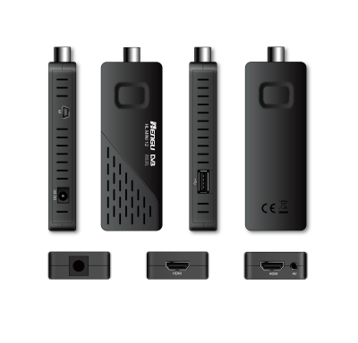 OEM Brand Support CE,WIFI Full hd Digital Tv Box Dvbt2 Set Top Box Dvb-t2 Dongle Stick