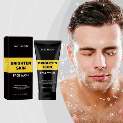 Private Label Organic 100g Cleanser Oil Control Soothing Moisturizing Blackhead Remove Brightening Men's Face Wash