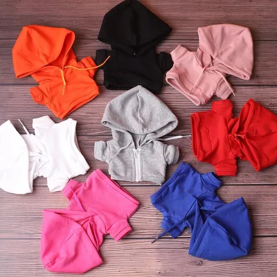 20CM / 15CM / 10CM Mini Doll Hoodies Cute Tiny Sweatshirts for Fashion Dolls & DIY Crafts