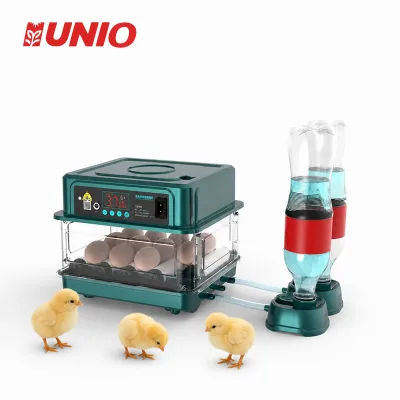 6-128 Temperature Regulated 98% Hatching Rate Commercial Egg Incubator Automatic Egg Turning PP for Chicken/Duck/Bird/Goose New
