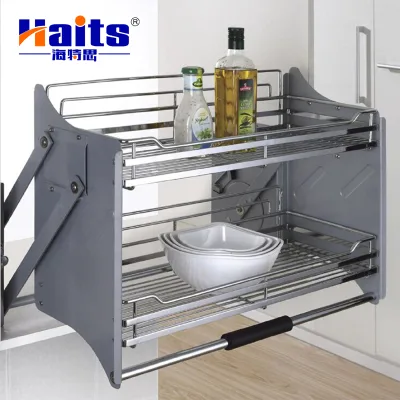Heavy Duty Elevator Type Drawer Cabinet Wire Basket Pull Out Baskets