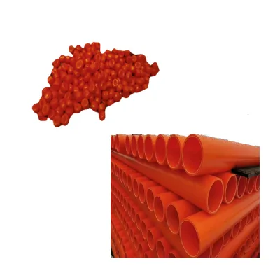 PE MPP Trenchless Power Cable Pipe Orange Color MPP Plastic Masterbatch for Electronic Use