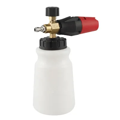 Adjustable PA Foam Cannon with Large Nozzle 1000W Power Brass Car Washer Easy to Use and Clean