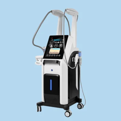 Multi-Function 5-Handle Beauty Device with Inner Ball Roller for Body-Slimming Facial-Tightening Firming & Wrinkle Removal