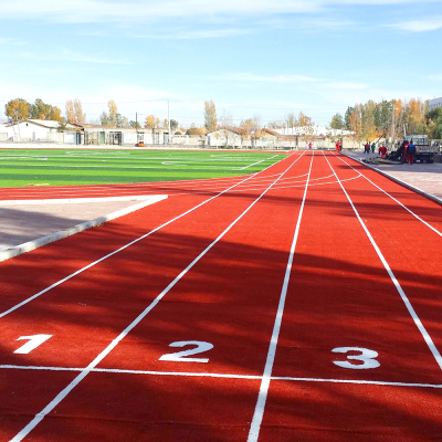 HOT!Red or Blue Color Running Track ,13mm Synthetic Rubber Running Track