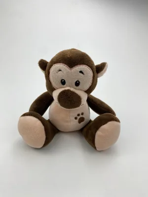 Custom Soft Plush Keychain Toy Stuffed Pp Cotton Filled Mini Animal Monkey Plushie Pendant for Backpack Party Gift
