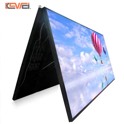Doble Side LED Screen Electronic Display Frame Waterproof Rental Magnetic Column 5mm 6mm for Outdoor Advertising Petrol Station