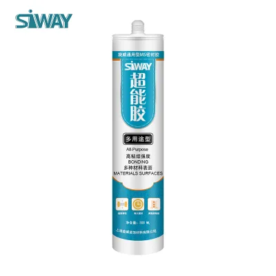Siway SV800 High Performance UV-resistant Silicone Waterproof Paintable Solvent-free Superior Flexibility Construction Packing