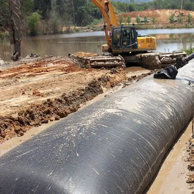 Geovance Factory Directly Supply PP Filament Reforce Woven Geotextiles As Sand Bag Dewatering Tube Low Price