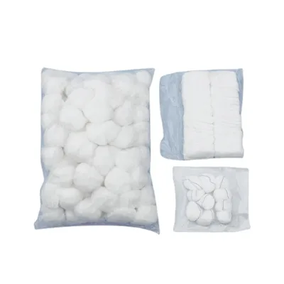 Medical Gauze Ball Green Gauze Ball Non-sterile or Sterile Gauze Ball With X Ray Line