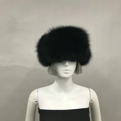 Winter Hat Pom Pom Real Fur Earflap Women's Fur Trapper Hat Pink Fur Trappers Hat