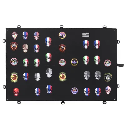 NEW Tactical Nylon Patch Display Panel Holder Board Combat DIY Magic Sticker Panel HookBadge Hook &Loop Emblems