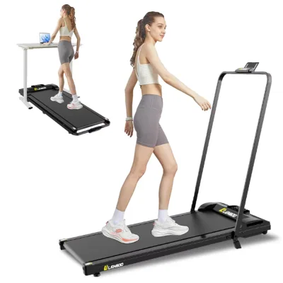 Oem Portable Home Fitness Treadmill Foldable Electric Walking Pad with Remote Control Handle Incline Treadmill