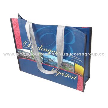 PP Woven Bag with Matte Lamination, Full Color Printing, Customized Designs are Accepted
