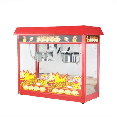 High Capacity Double Pot Commercial Popcorn Maker