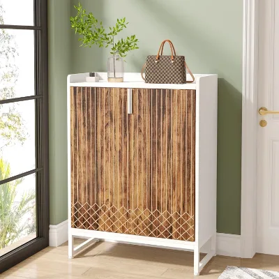 Modern Smart Shoe Cabinet Wholesale New Materials Bamboo Rack for Home Furniture for Hotel and Villa Use