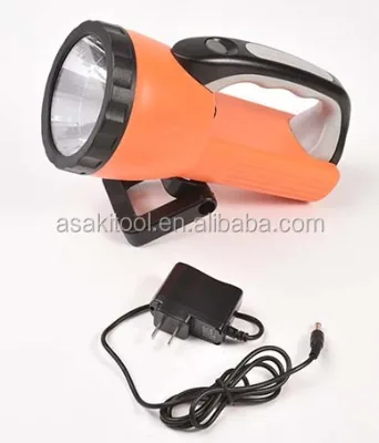 ASAKI AK-4034 1.5W Super Power Led Torch Working Light 1500mAh Rechargeable Battery AC110-240V Charger Lighting 1000m