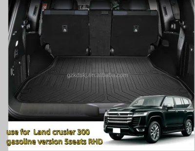 Factory Direct Wholesale Eco-friendly Design Customize Car Trunk Mat Boot Cargo Tray Mat Liner Cargo Carpets for Toyota LC-300